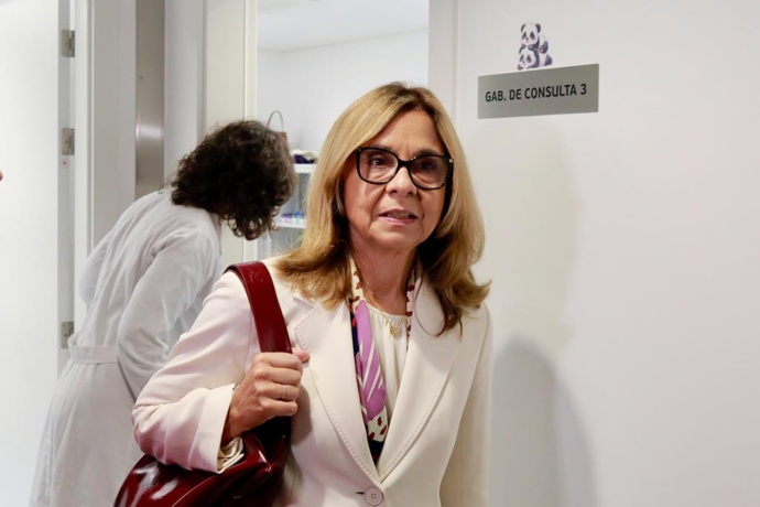 Ana Paula Martins, Ministra da Saúde num hospital